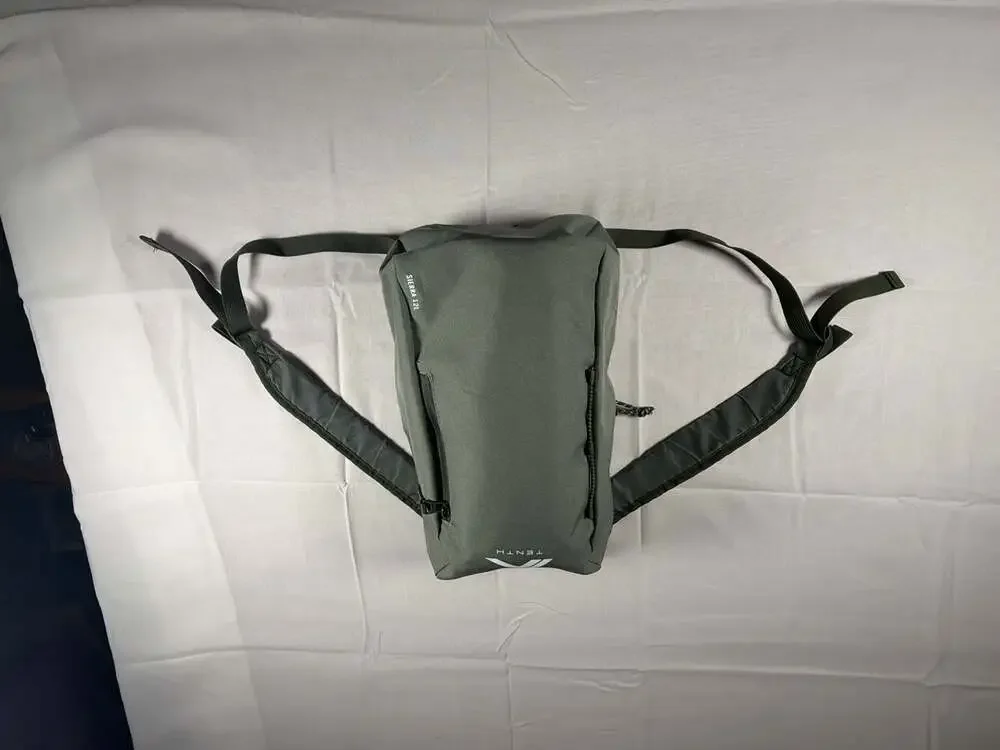 Tenth Sierra 12L Olive Green Sport Crossbody Sling Backpack
